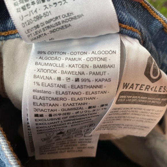 Levi's Wedgie Straight Jeans in Jive Sound Size‎ 26 - Picture 10 of 11